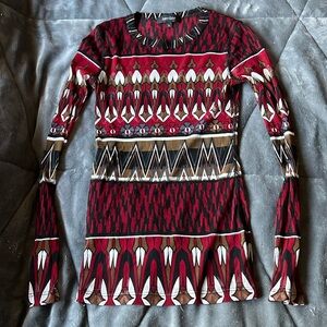 Karen Kane Sheer Mesh Long Sleeve Size Small